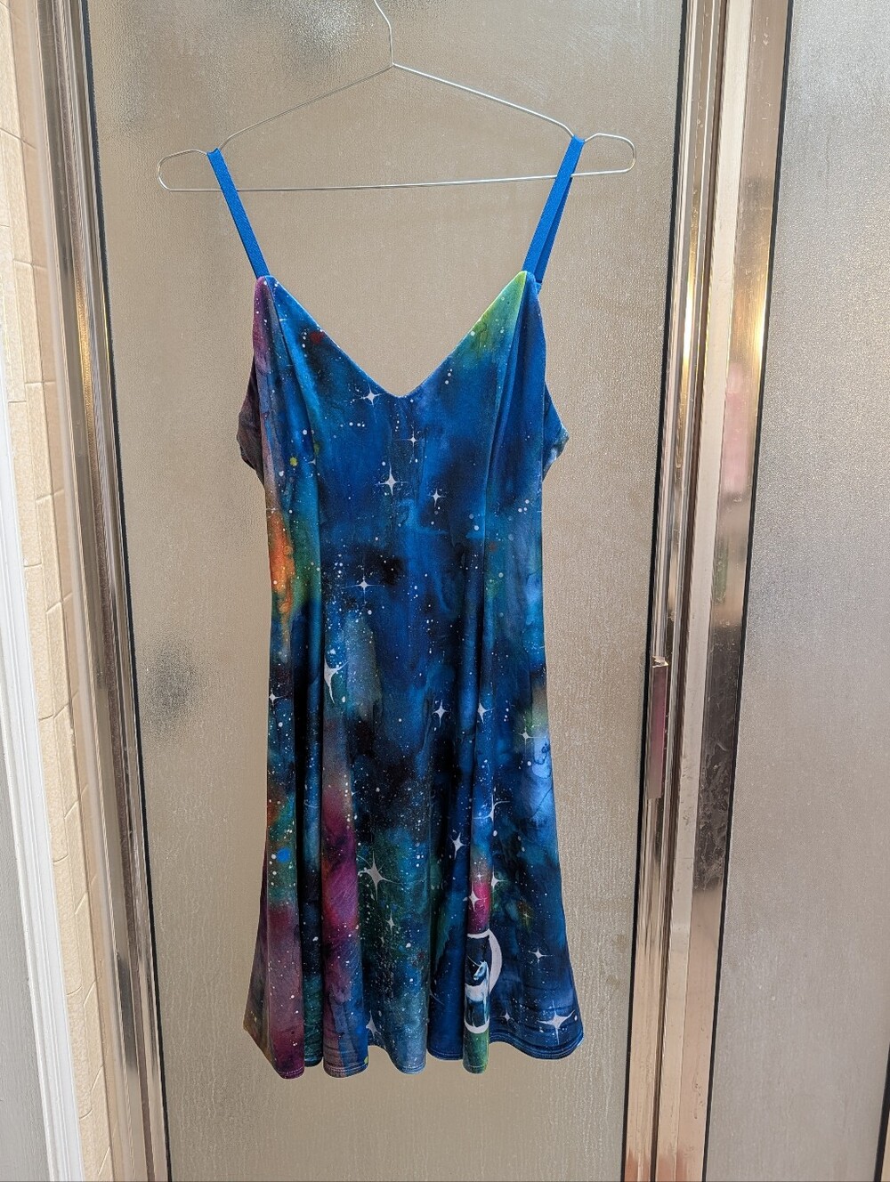 Blackmilk Unicorn Moon Velvet Longline Strappy Dress
